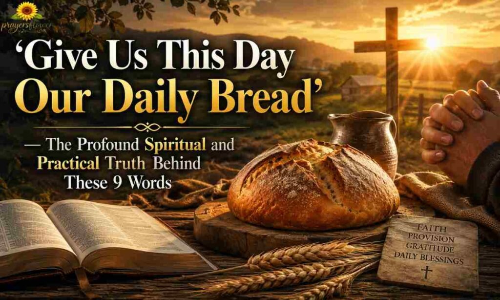 Give Us This Day Our Daily Bread — The Profound Spiritual and Practical Truth Behind These 9 Words