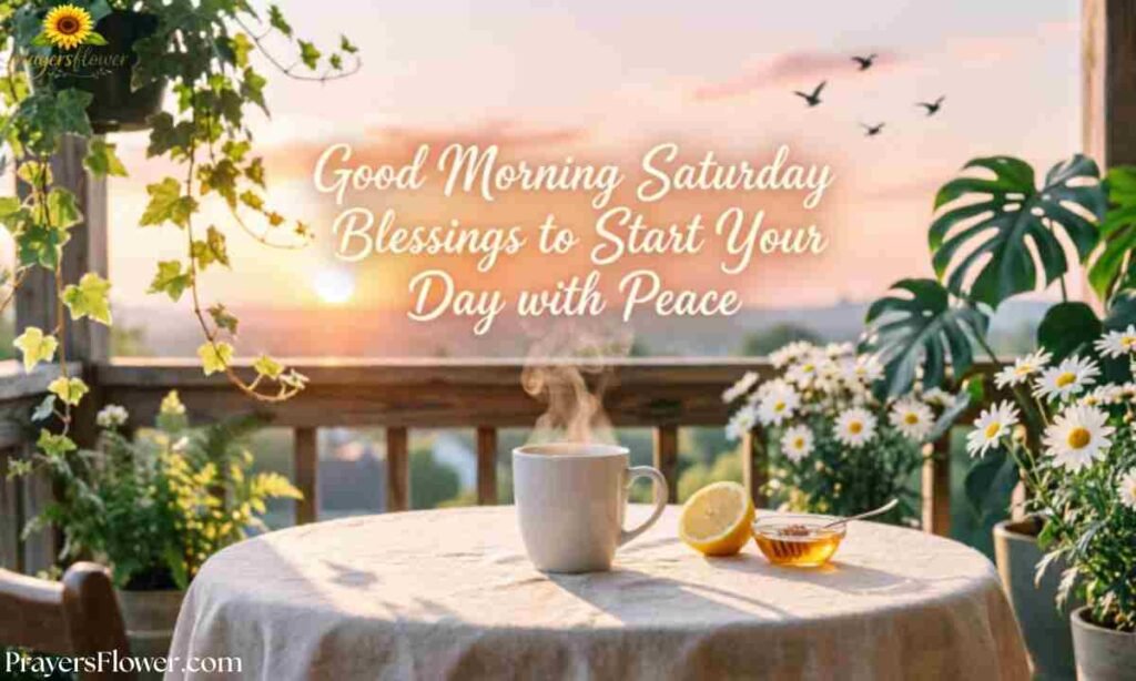 Good Morning Saturday Blessings to Start Your Day with Peace