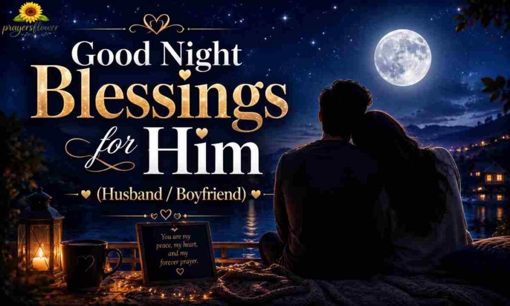 Good Night Blessings for Him (Husband  Boyfriend)