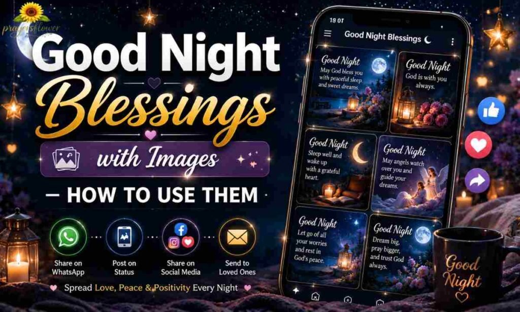 Good Night Blessings with Images — How to Use Them