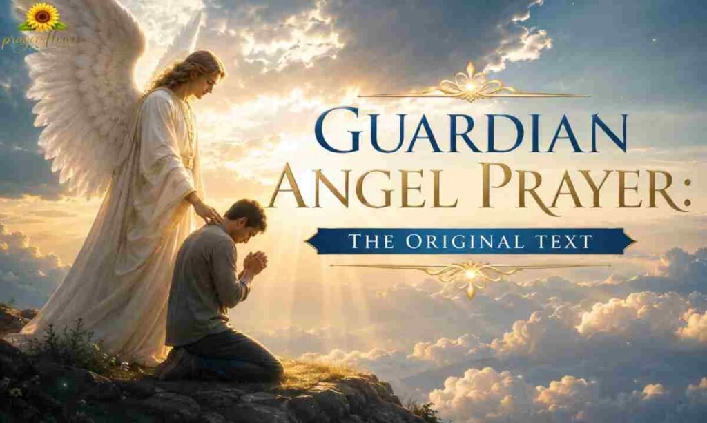 Guardian Angel Prayer The Original Text
