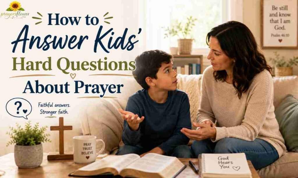 How to Answer Kids' Hard Questions About Prayer