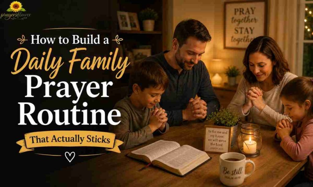 How to Build a Daily Family Prayer Routine That Actually Sticks