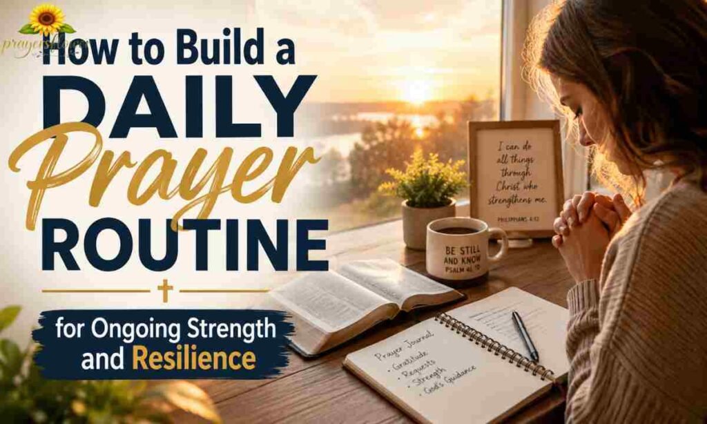 How to Build a Daily Prayer Routine for Ongoing Strength and Resilience