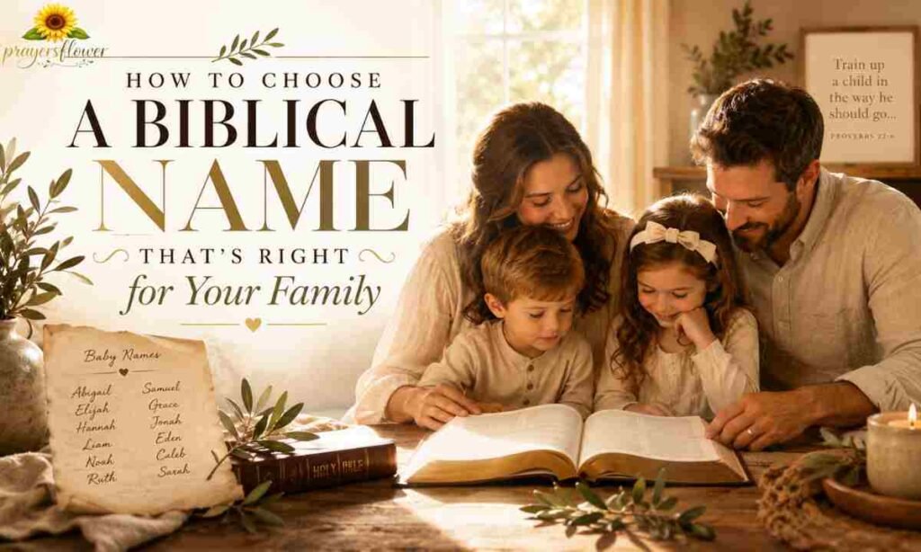 How to Choose a Biblical Name That's Right for Your Family
