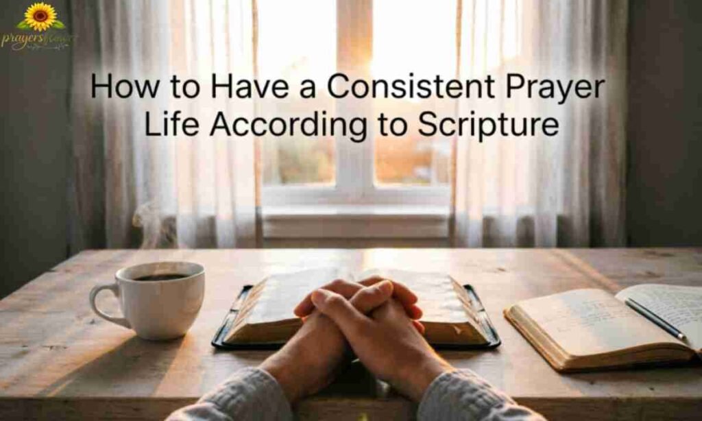 How to Have a Consistent Prayer Life According to Scripture