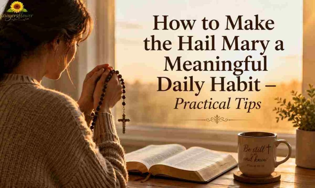 How to Make the Hail Mary a Meaningful Daily Habit — Practical Tips