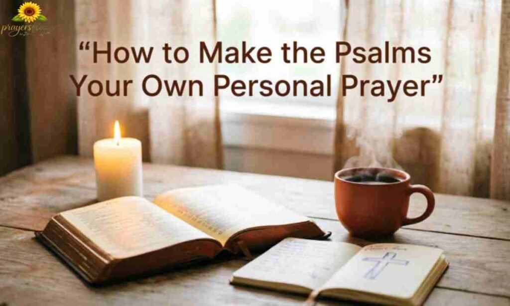 How to Make the Psalms Your Own Personal Prayer