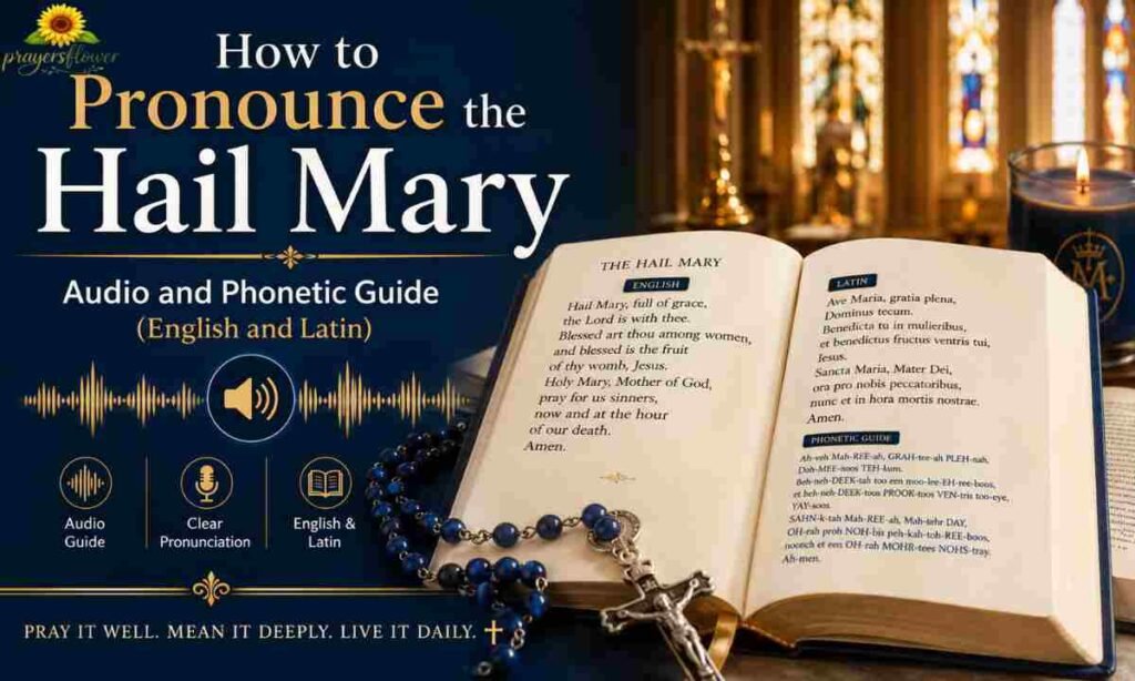 How to Pronounce the Hail Mary — Audio and Phonetic Guide (English and Latin)