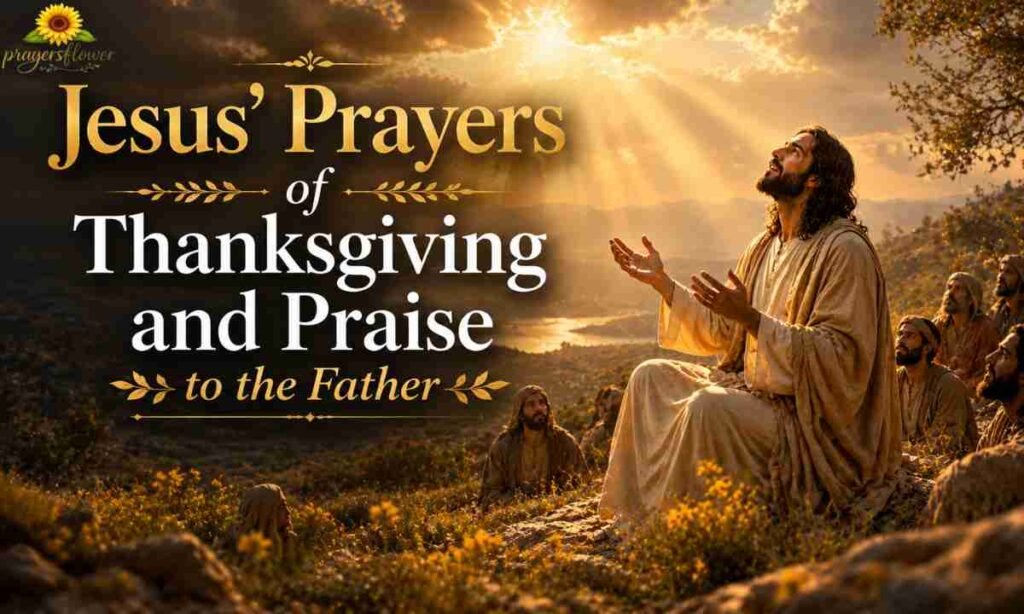 Jesus' Prayers of Thanksgiving and Praise to the Father