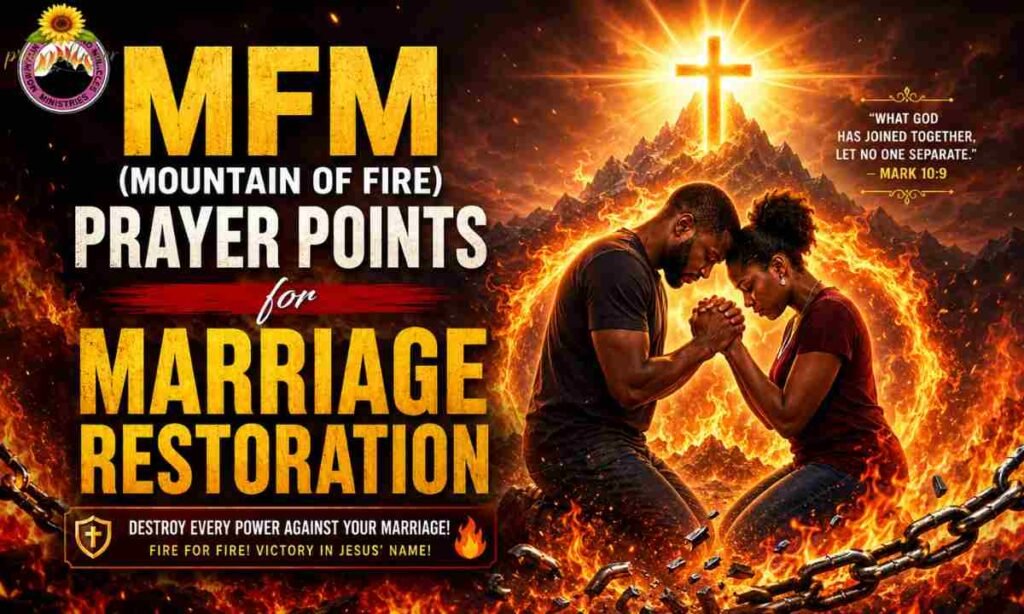 MFM (Mountain of Fire) Prayer Points for Marriage Restoration