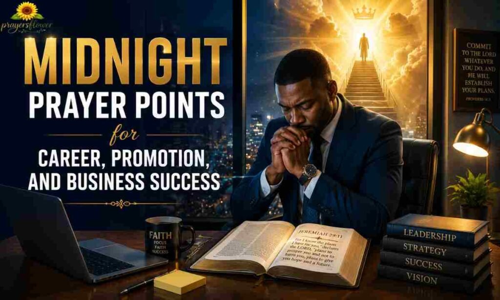 Midnight Prayer Points for Career, Promotion, and Business Success