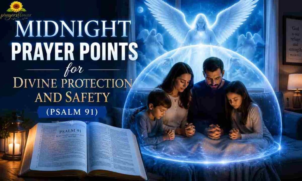 Midnight Prayer Points for Divine Protection and Safety (Psalm 91)