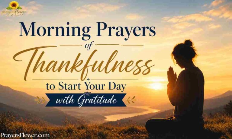 Morning Prayers of Thankfulness to Start Your Day with Gratitude