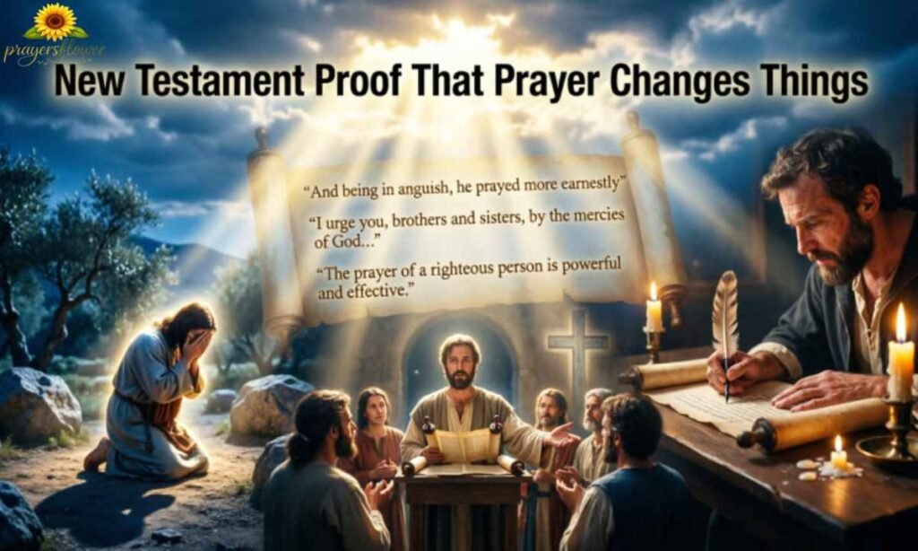 New Testament Proof That Prayer Changes Things Jesus, Paul & James