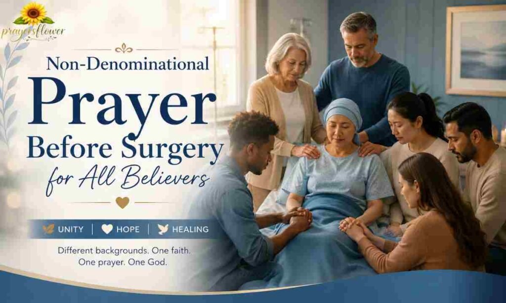 Non-Denominational Prayer Before Surgery for All Believers