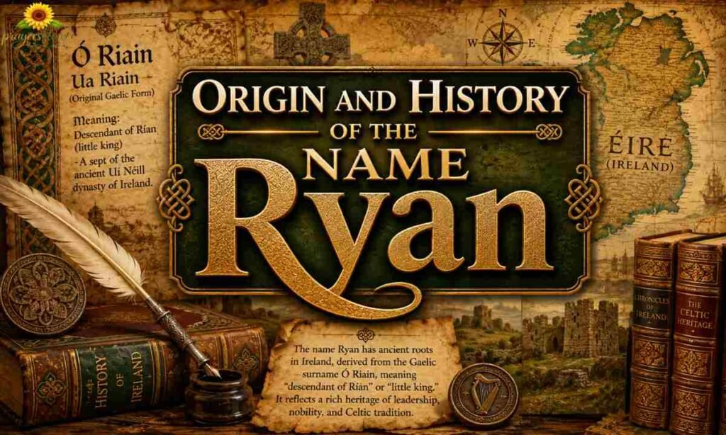 Origin and History of the Name Ryan