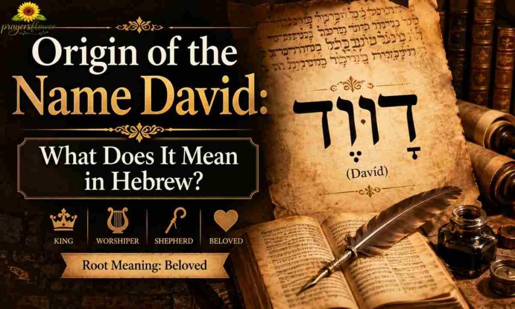 Origin of the Name David What Does It Mean in Hebrew