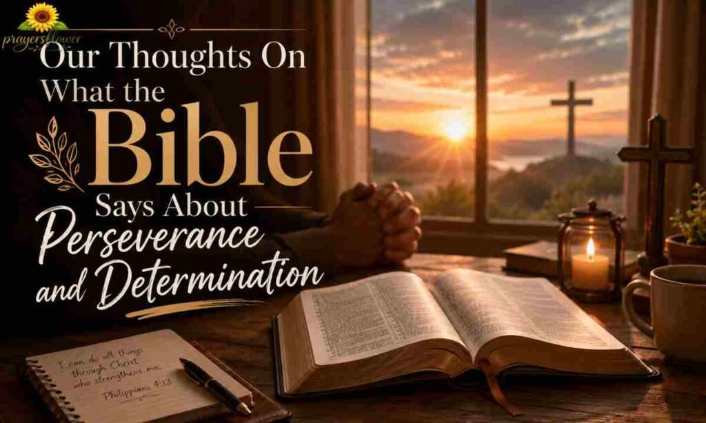 Our Thoughts On What the Bible Says About Perseverance and Determination