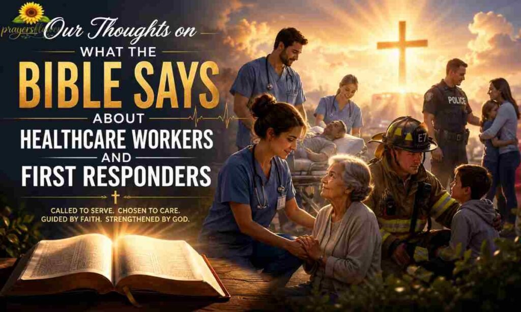 Our Thoughts on What the Bible Says About Healthcare Workers and First Responders