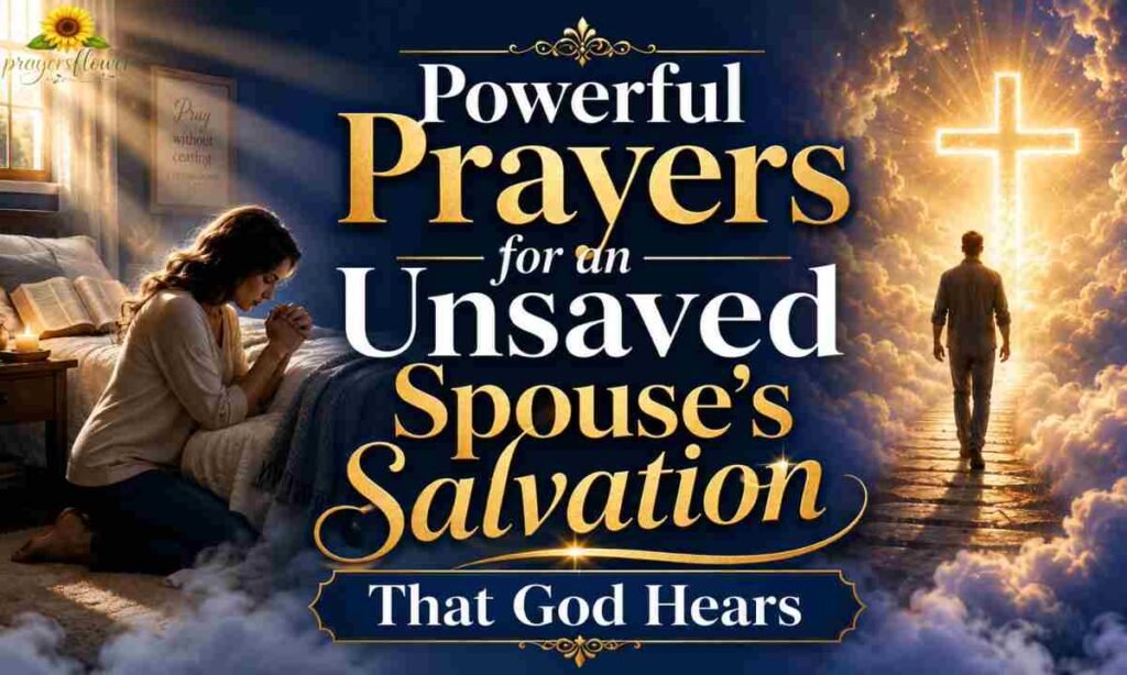 Powerful Prayers for an Unsaved Spouse's Salvation That God Hears