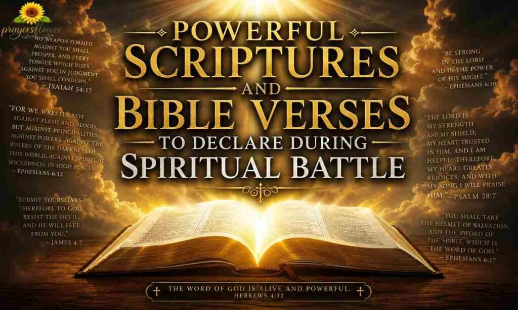 Powerful Scriptures and Bible Verses to Declare During Spiritual Battle