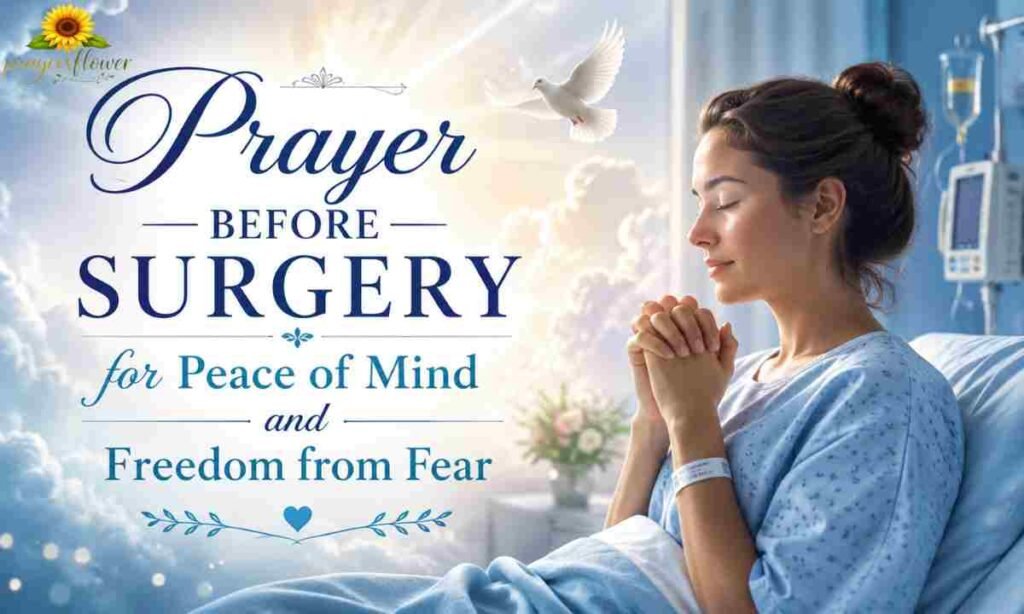 Prayer Before Surgery for Peace of Mind and Freedom from Fear