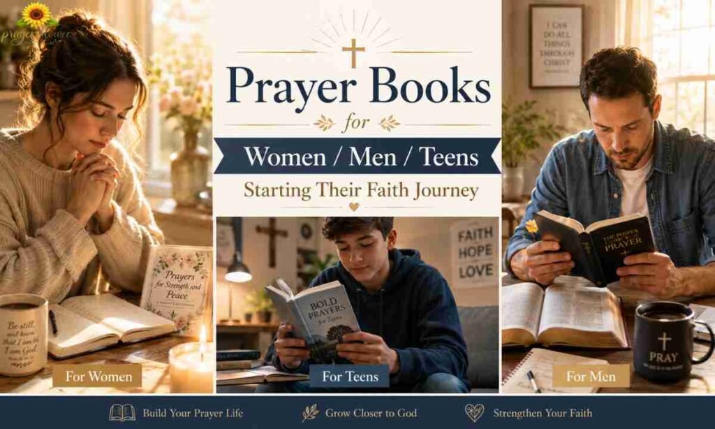Prayer Books for Women  Men  Teens Starting Their Faith Journey