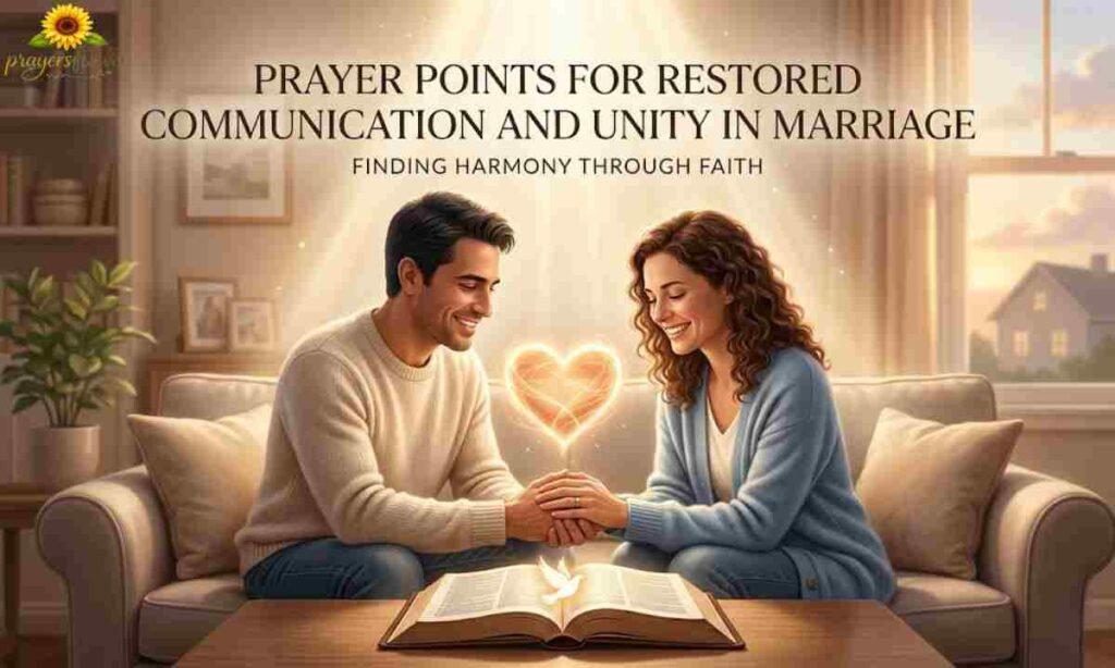 Prayer Points for Restored Communication and Unity in Marriage