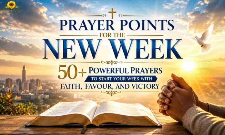 Prayer Points for the New Week 50+ Powerful Prayers to Start Your Week with Faith, Favour, and Victory