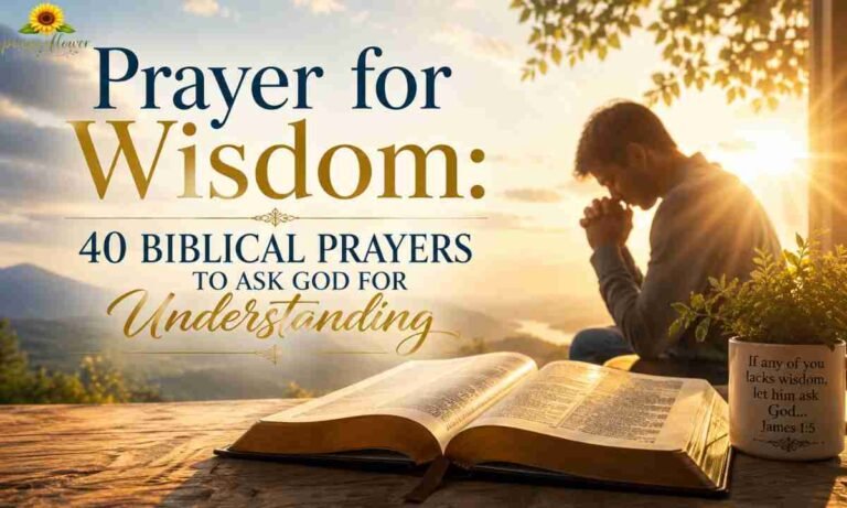 Prayer for Wisdom 40 Biblical Prayers to Ask God for Understanding