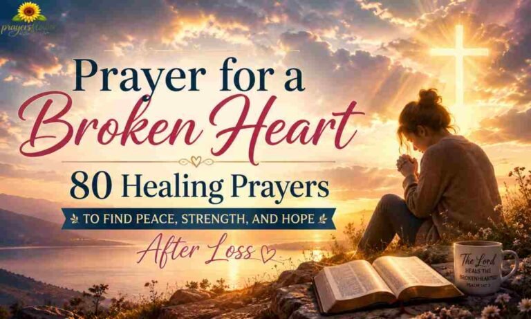 Prayer for a Broken Heart 80 Healing Prayers to Find Peace, Strength, and Hope After Loss