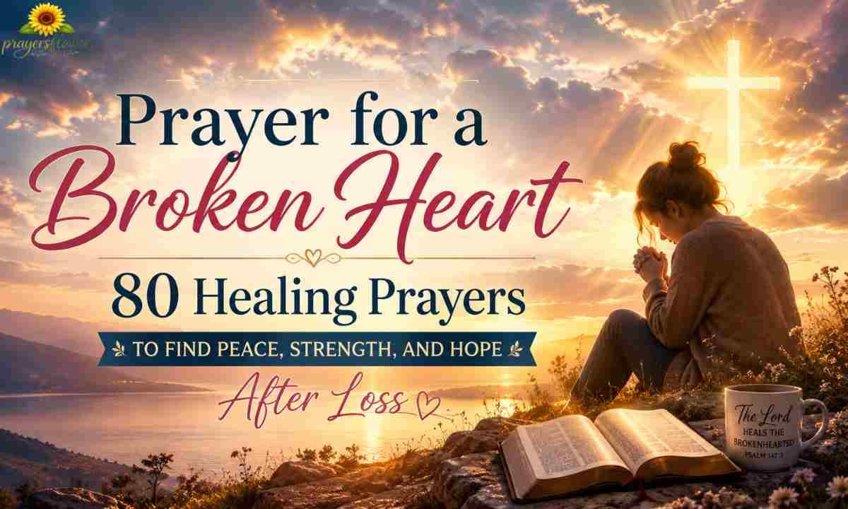 Prayer for a Broken Heart: 80 Healing Prayers to Find Peace, Strength ...