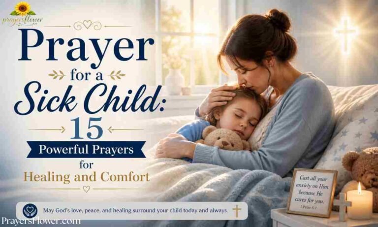 Prayer for a Sick Child 15 Powerful Prayers for Healing and Comfort
