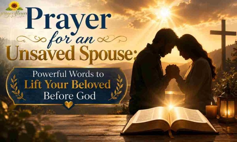 Prayer for an Unsaved Spouse Powerful Words to Lift Your Beloved Before God