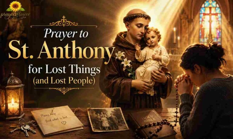 Prayer to St. Anthony for Lost Things (and Lost People)