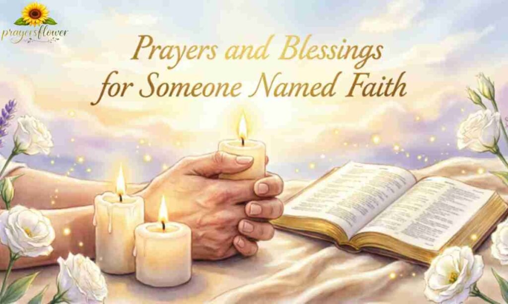 Prayers and Blessings for Someone Named Faith