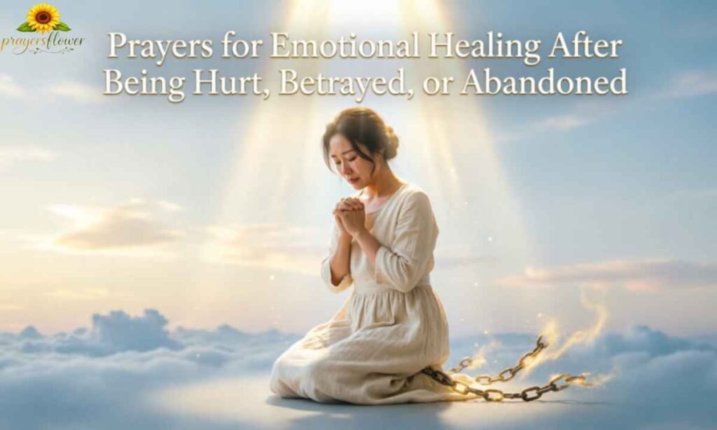Prayers for Emotional Healing After Being Hurt, Betrayed, or Abandoned