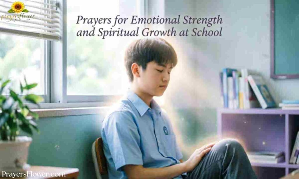 Prayers for Emotional Strength and Spiritual Growth at School