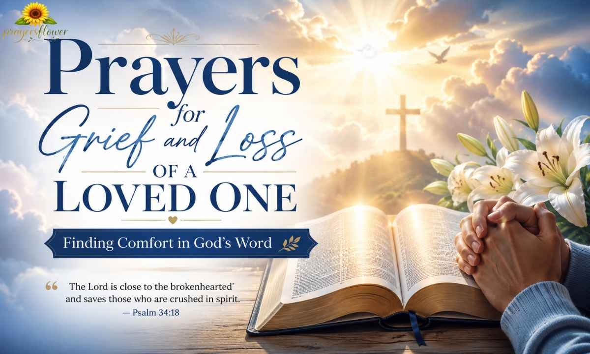 250+ Prayers for Grief and Loss of a Loved One for Comfort and Healing