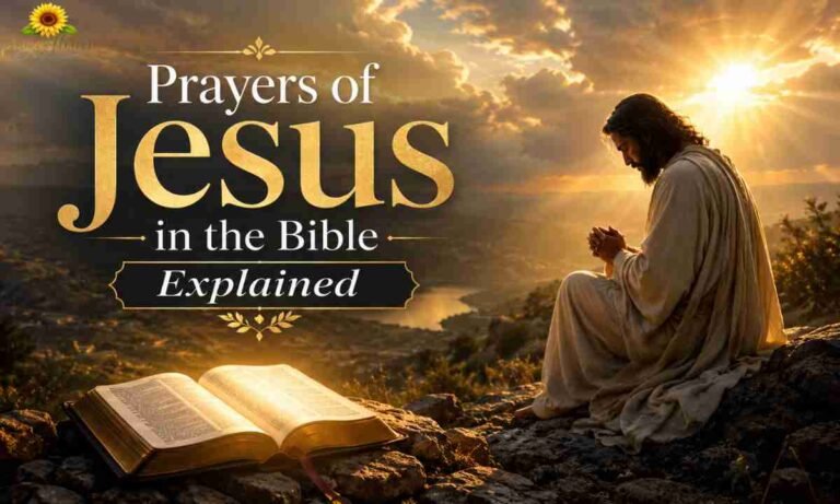 Prayers of Jesus in the Bible Explained
