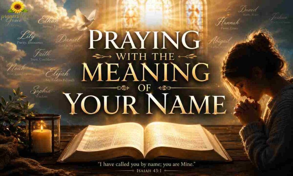 Praying With the Meaning of Your Name