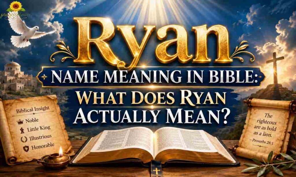 Ryan Name Meaning in Bible What Does Ryan Actually Mean