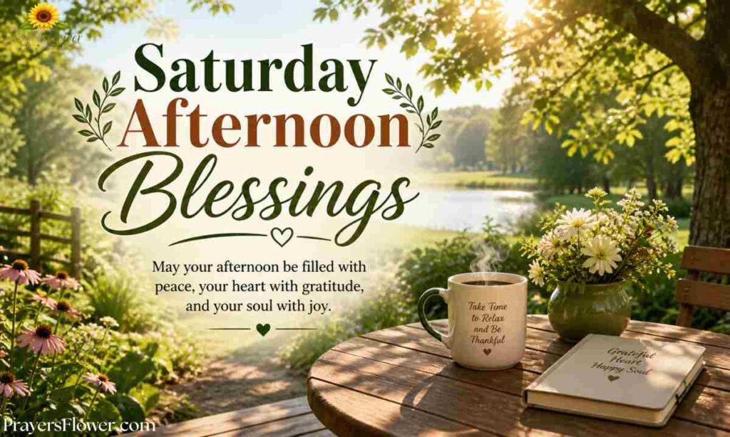 Saturday Afternoon Blessings