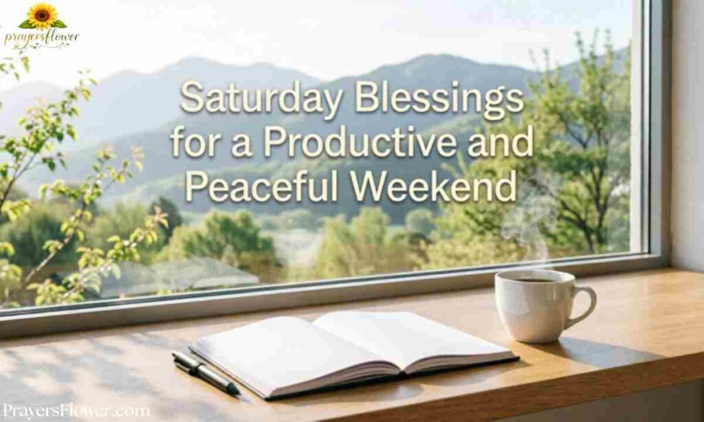 Saturday Blessings for a Productive and Peaceful Weekend