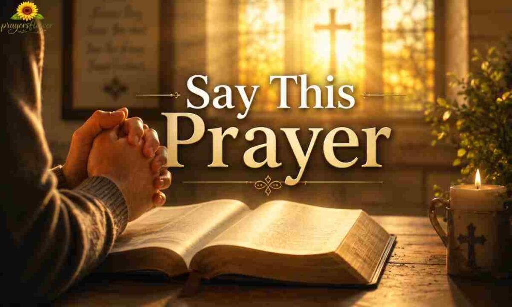 Say This Prayer