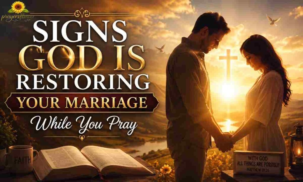 Signs God Is Restoring Your Marriage While You Pray