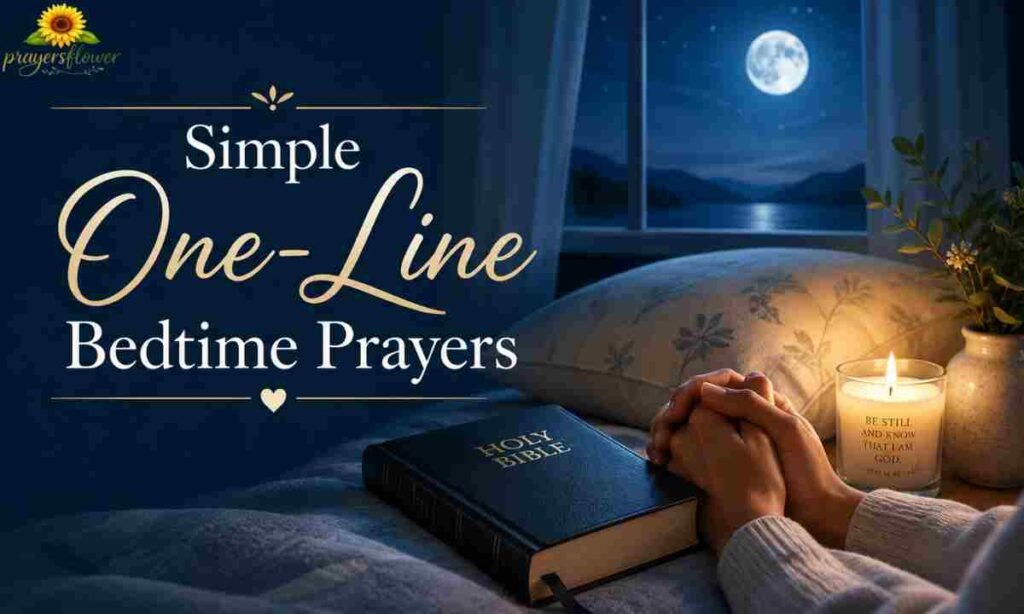 Simple One-Line Bedtime Prayers