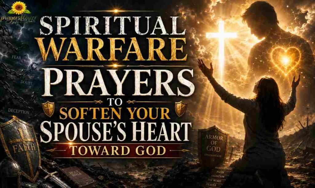 Spiritual Warfare Prayers to Soften Your Spouse's Heart Toward God