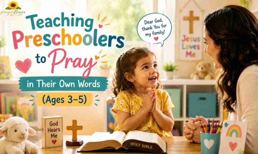 Teaching Preschoolers to Pray in Their Own Words (Ages 3–5)
